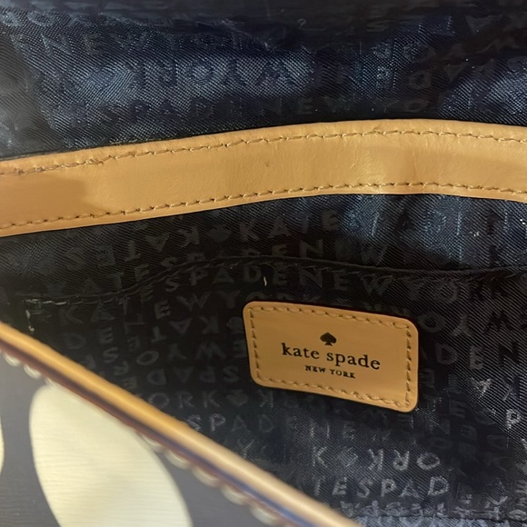 Kate Spade Bag Grant Street Crossbody Navy White French Lemons - Picture 3 of 11
